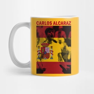 Alcaraz Engraved Spain Flag Mug